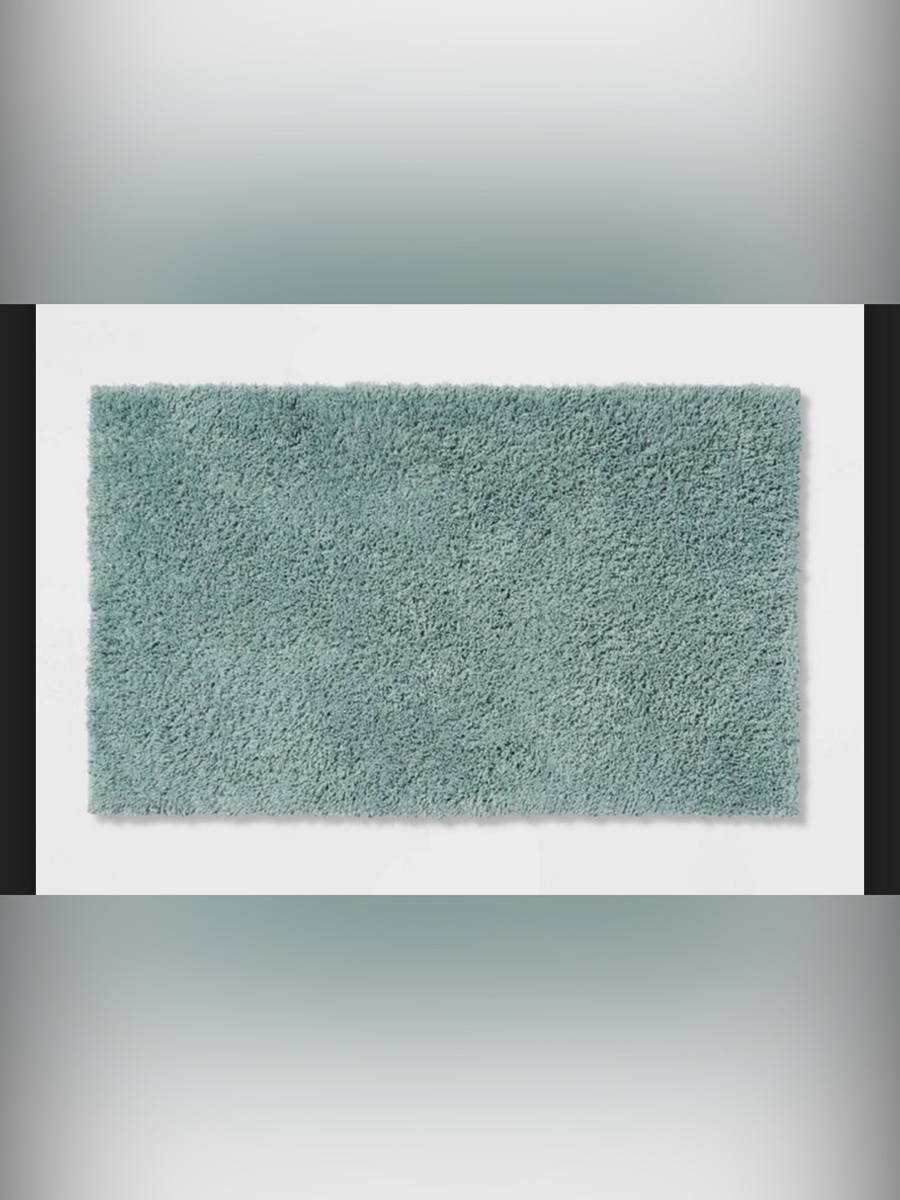 Brand New Plush Aqua Bath Rug